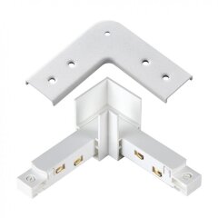 Соединитель питания L-образный, жесткий, для всех типов шин Novotech FLUM 135104 Соединитель питания L-образный, жесткий, для всех типов шин Novotech FLUM 135104