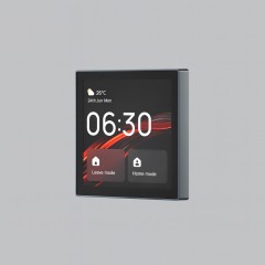 DK7405-BK Сенсорная беспроводная панель управления умным домом (SMART светильниками) поддержка Wi-Fi / Zigbee 3.0 / Bluetooth, Tuya / Smart Life / Алиса), алюминий + закалённое стекло DK7405-BK Сенсорная беспроводная панель управления умным домом (SMART светильниками) поддержка Wi-Fi / Zigbee 3.0 / Bluetooth, Tuya / Smart Life / Алиса), алюминий + закалённое стекло