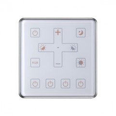 Настенная беспроводная (2.4G) панель упр. Smart светильниками серии Novotech Glat 359393 Настенная беспроводная (2.4G) панель упр. Smart светильниками серии Novotech Glat 359393