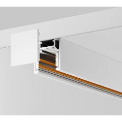 Maytoni Exility TRXMN034-412W Трек (шинопровод) белый квадратный низкопрофильный 2000x26x26мм, накладной или подвесной Maytoni Exility TRXMN034-412W Трек (шинопровод) белый квадратный низкопрофильный 2000x26x26мм, накладной или подвесной