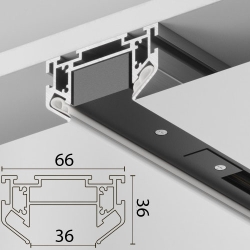 В гарпунные натяжные потолки (ПВХ)